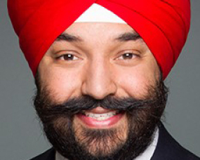 The Honourable Navdeep Bains, Canada’s Minister of Innovation, Science and Economic Development